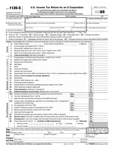 Form 1120-S