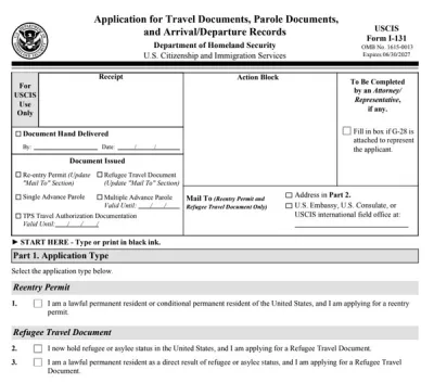 Form I-131