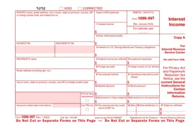 Form 1099-INT