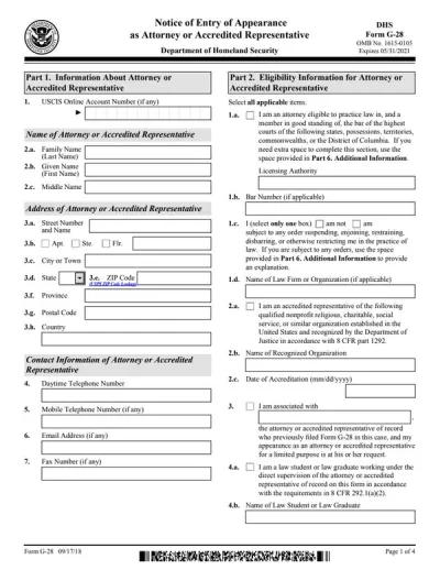 Form G-28
