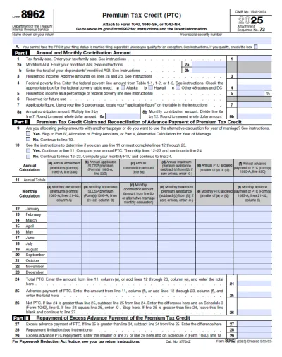 Form 8962