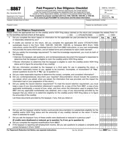 Form 8867
