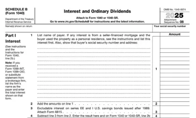 Schedule B (Form 1040)