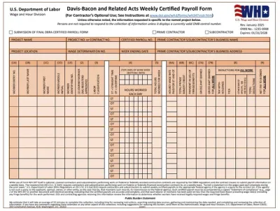 Certified Payroll Forms
