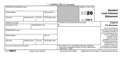 Form 1098-E