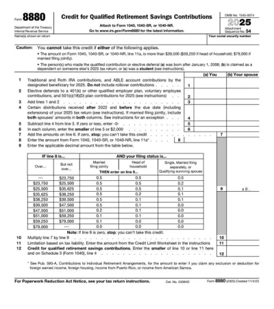 Form 8880