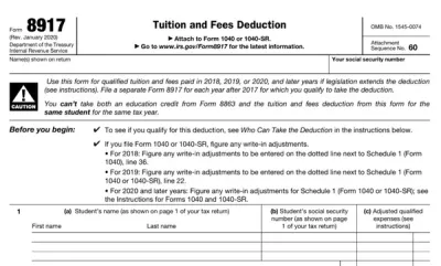 Form 8917
