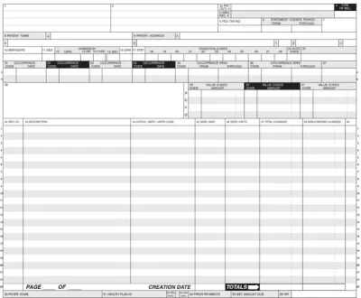UB-04 Form