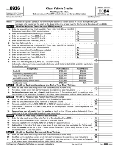 Form 8936