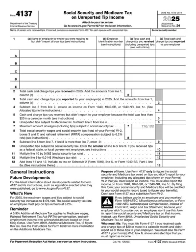 Form 4137