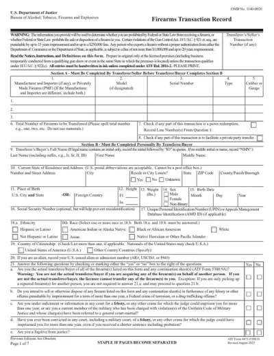 ATF Form 4473