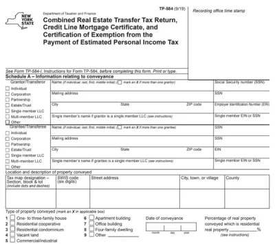 TP-584 Form