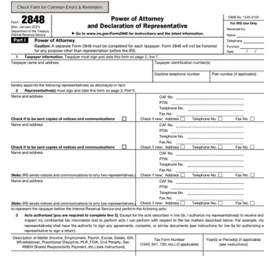 Form 2848