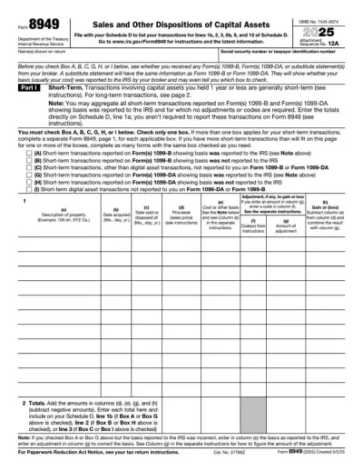 Form 8949