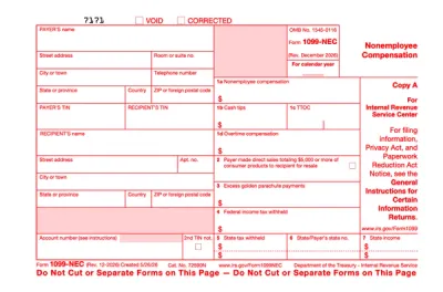 Form 1099-NEC