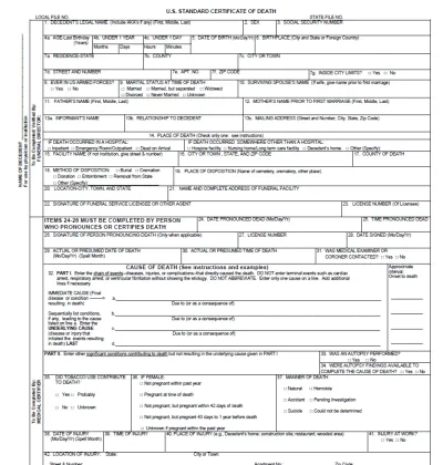 Death Certificate