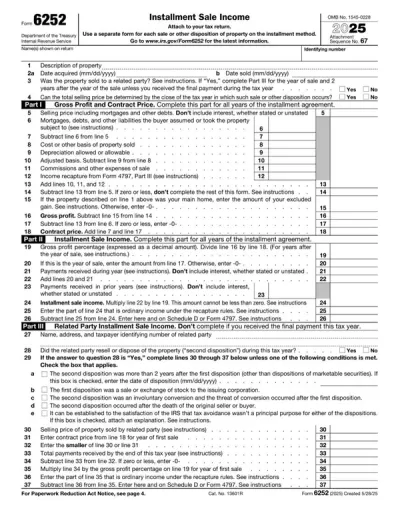 Form 6252