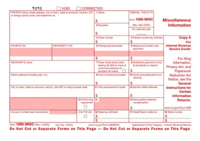 1099-MISC Form