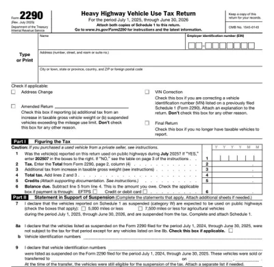 Form 2290