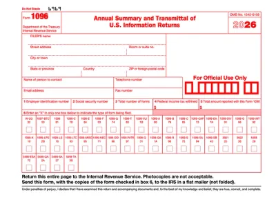 Form 1096