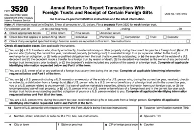 Form 3520
