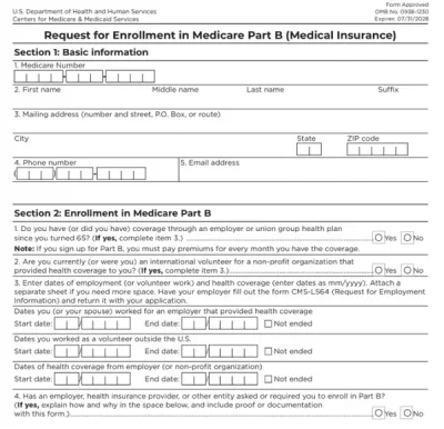 Form CMS-40B