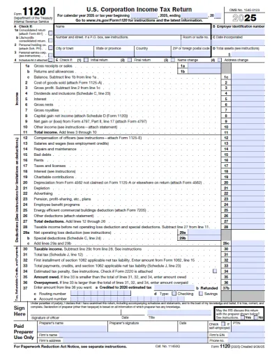 Form 1120