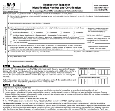 Form W-9