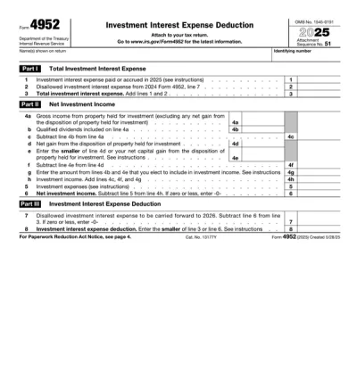 Form 4952