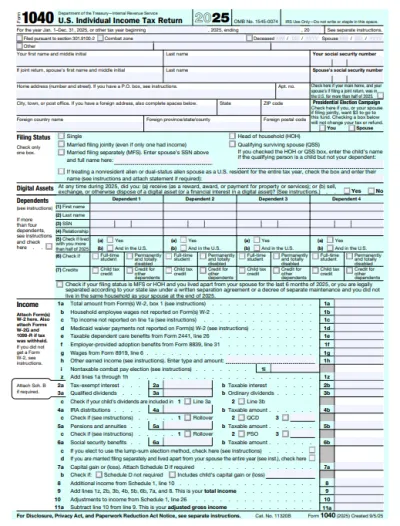 1040 Form