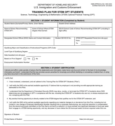 Form I-983