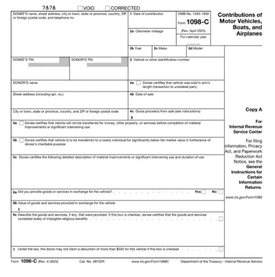 Form 1098-C