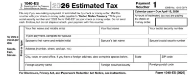 Form 1040-ES