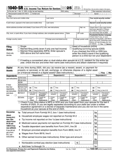 Form 1040-SR