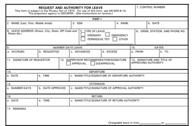 DA Form 31