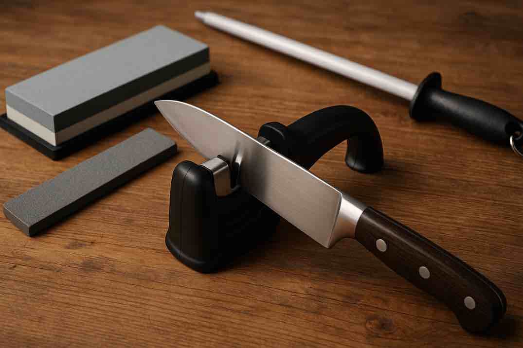 Veitsen teroitus – kulma, menetelmät ja oikea ajoitus