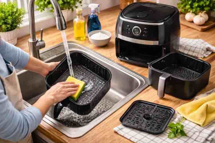 Airfryerin puhdistus oikein – näin säilytät laitteen
