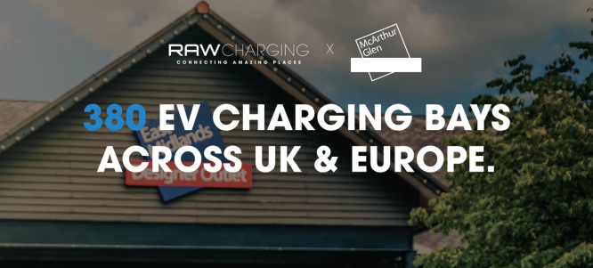 RAW Charging is pleased to announce it has recently completed the roll-out of electric vehicle chargers for McArthurGlen in the UK and Europe.