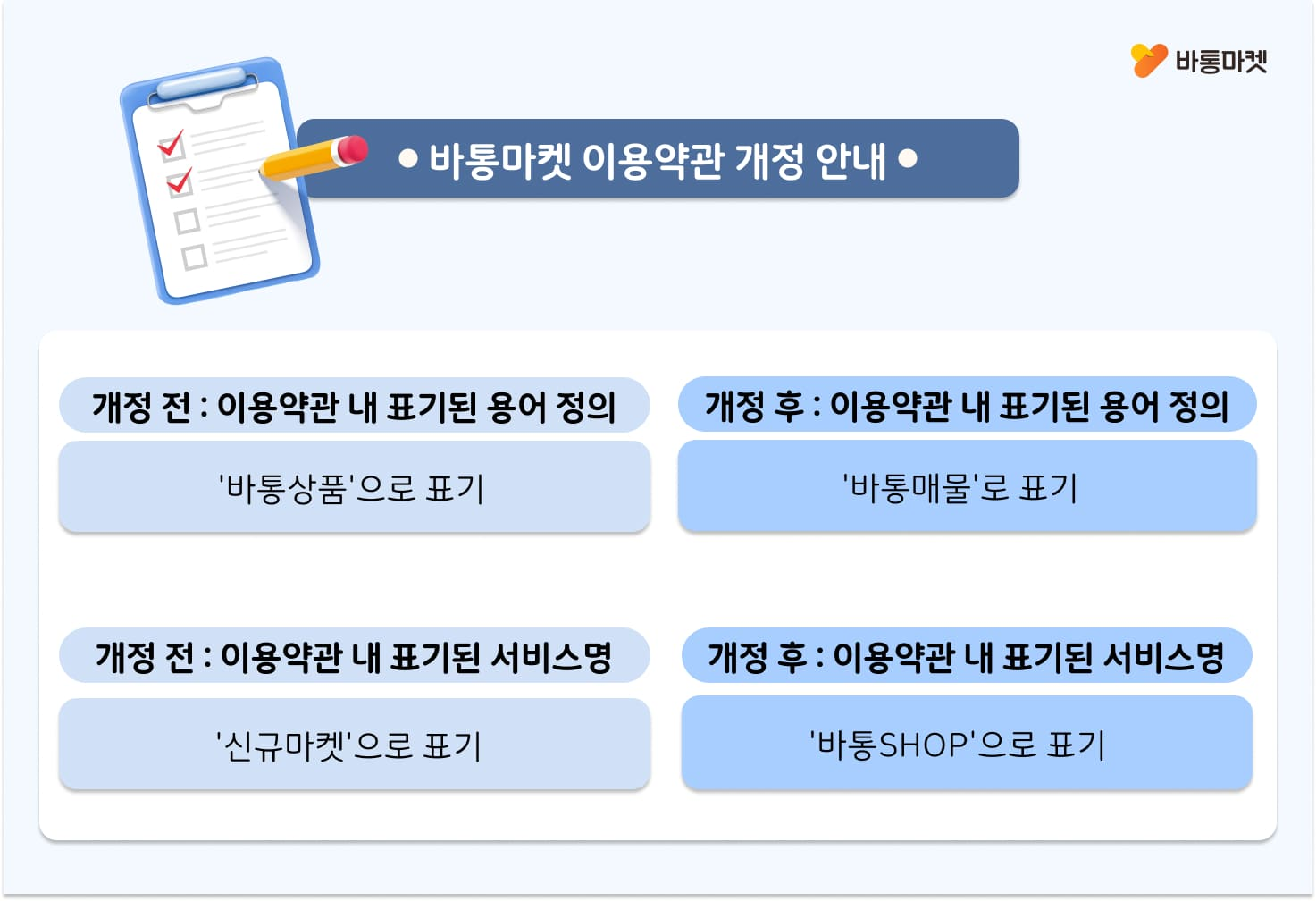 이용약관 개정 안내 - 본문 이미지 3