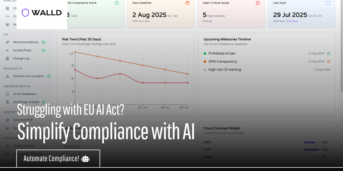 Using AI Agents to Automate EU AI Act and GDPR Compliance