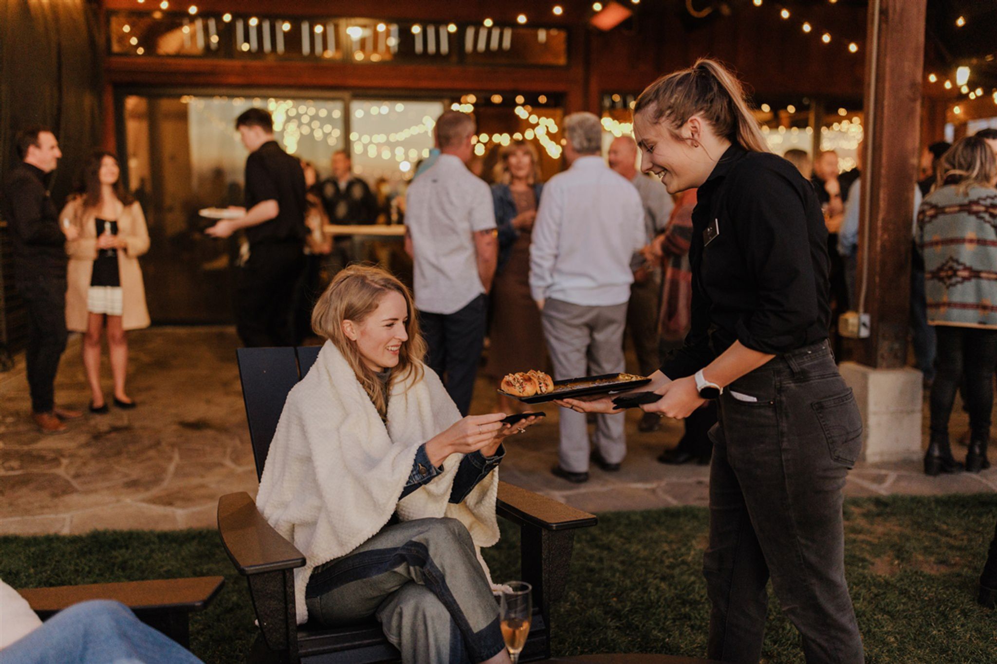 salad with mushrooms and arugula