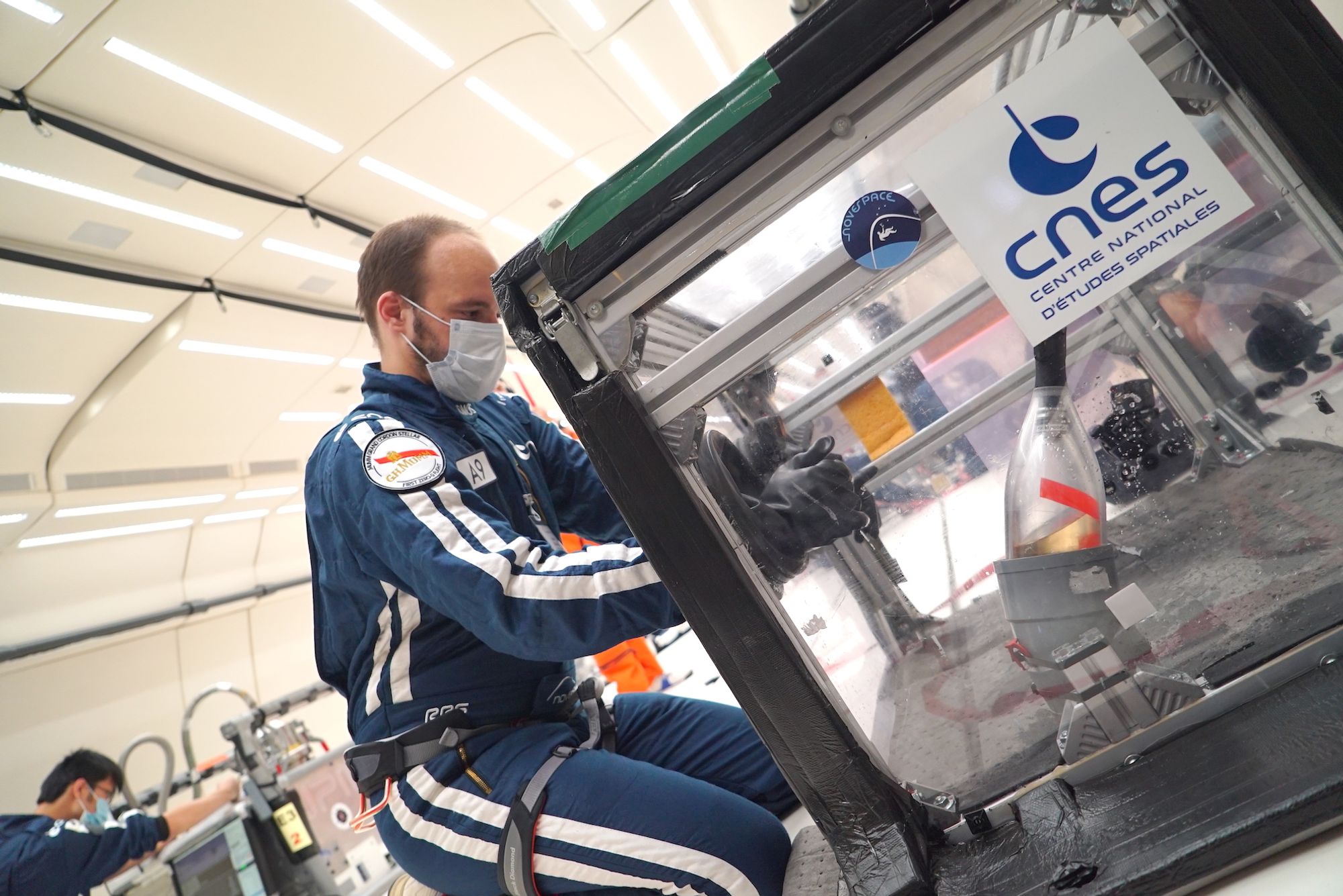 Zero G test of Stellar, Novespace, 2020