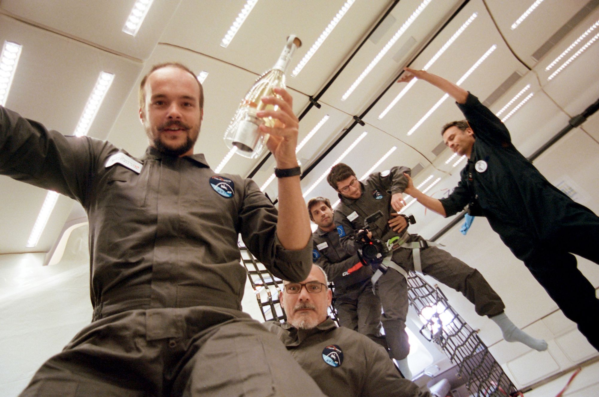 Testing and filming in zero-G, Novespace, 2019