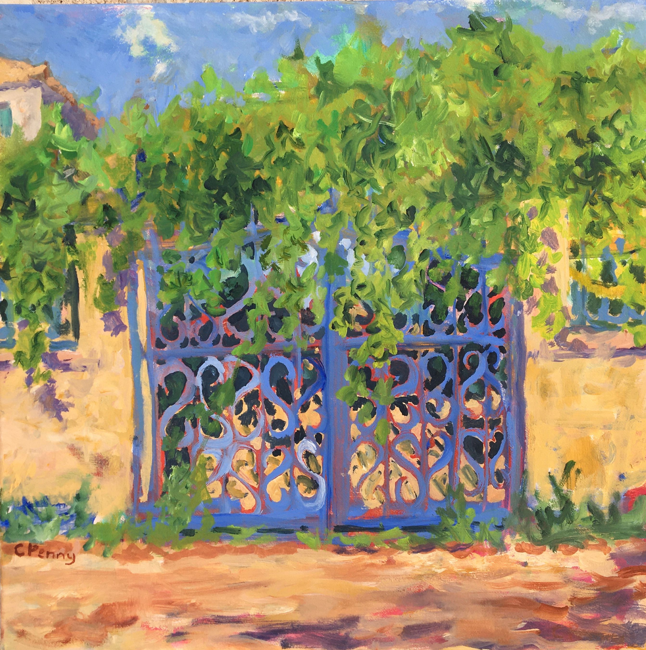 Overgrown Gate. SOLD