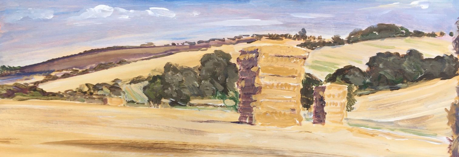 Hay Stacks, Late Summer SOLD Hay Stacks, Late Summer SOLD