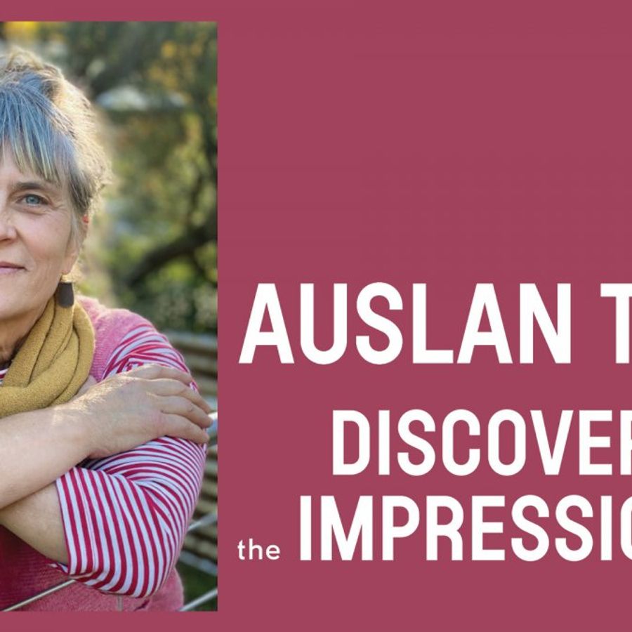 Auslan Art Educator Irene Holub leading a gallery tour. Credit Irene Holub.