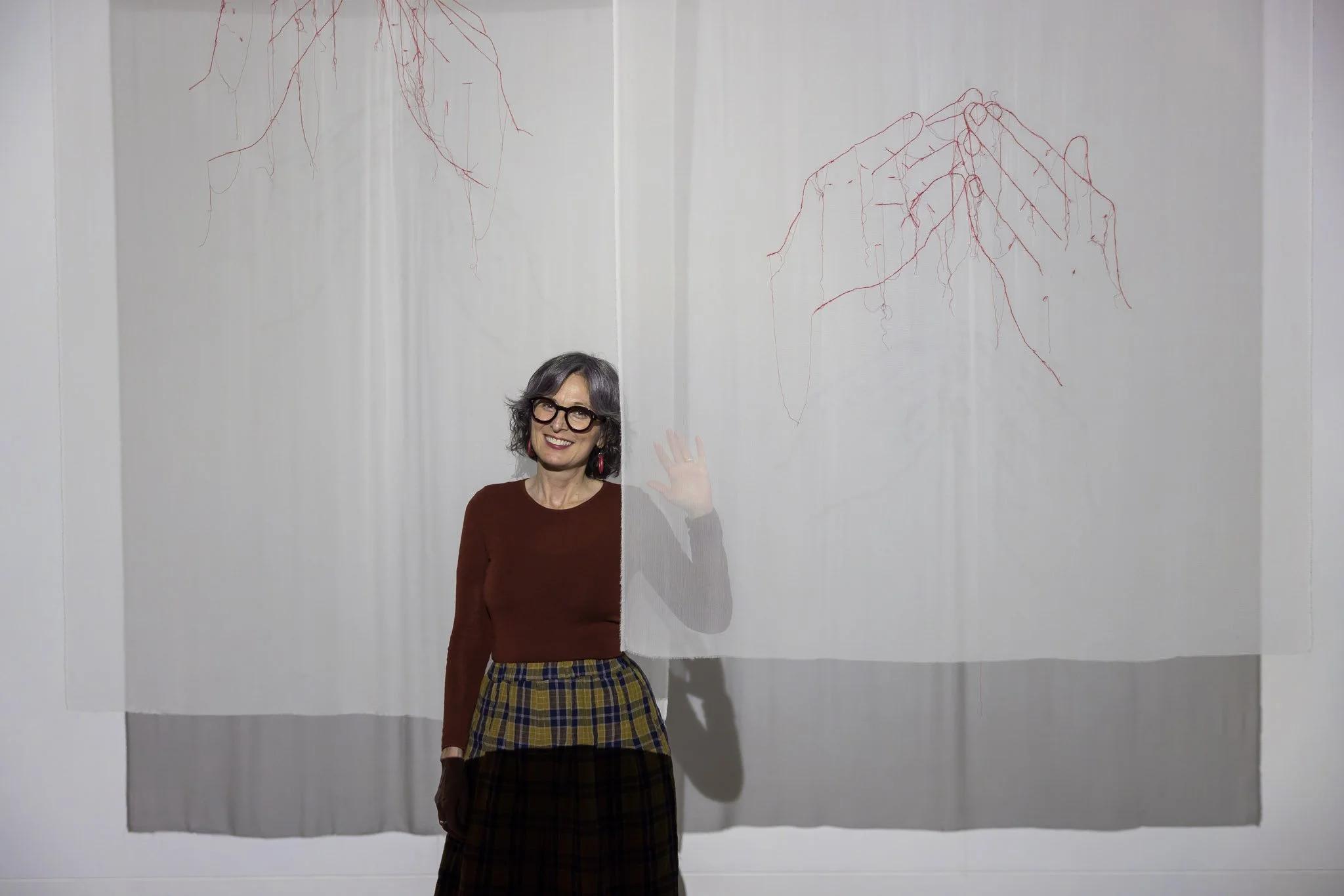 Sue Jo Wright’s work in Beyond the Visible at Goodspace. Photo: Anna Kučera / Artspace.