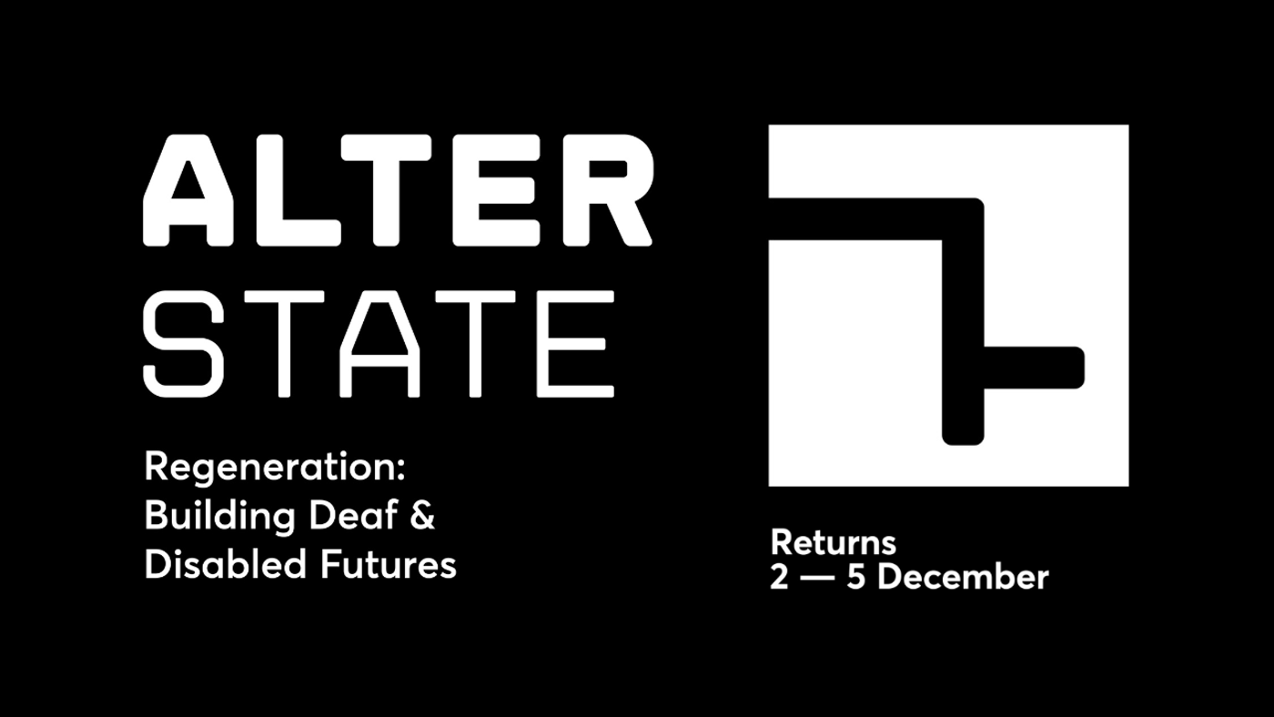 Alter State 2026 announcement graphic from Arts Access Victoria.