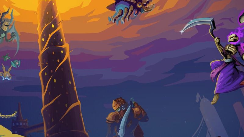 Slay the Spire 2 panoramic key art of the Spire