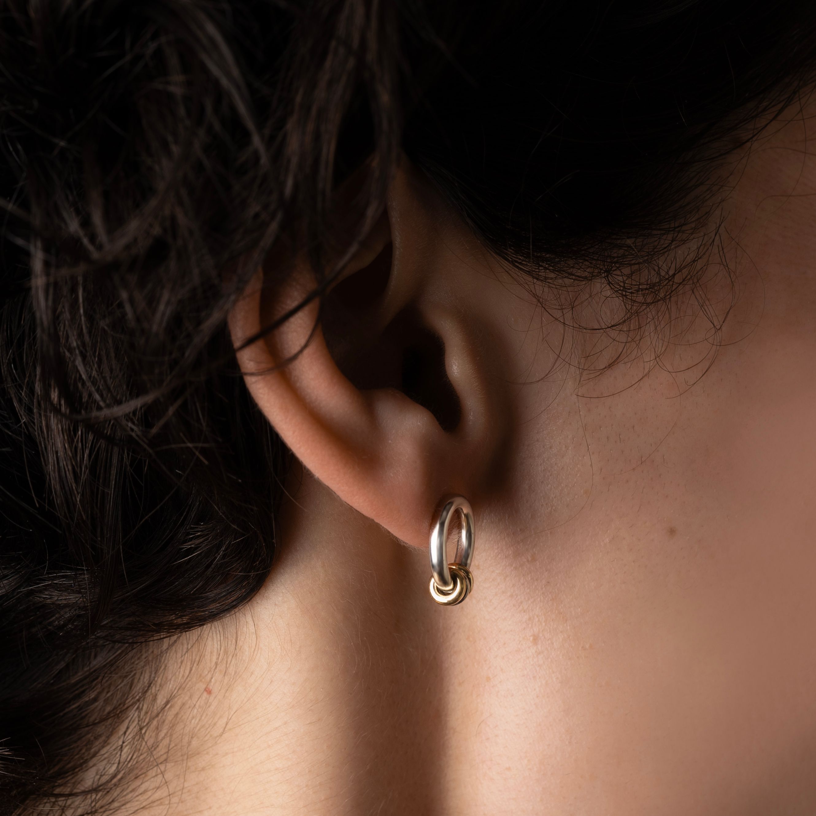 Sidra YG Pavé Earrings | Spinelli Kilcollin